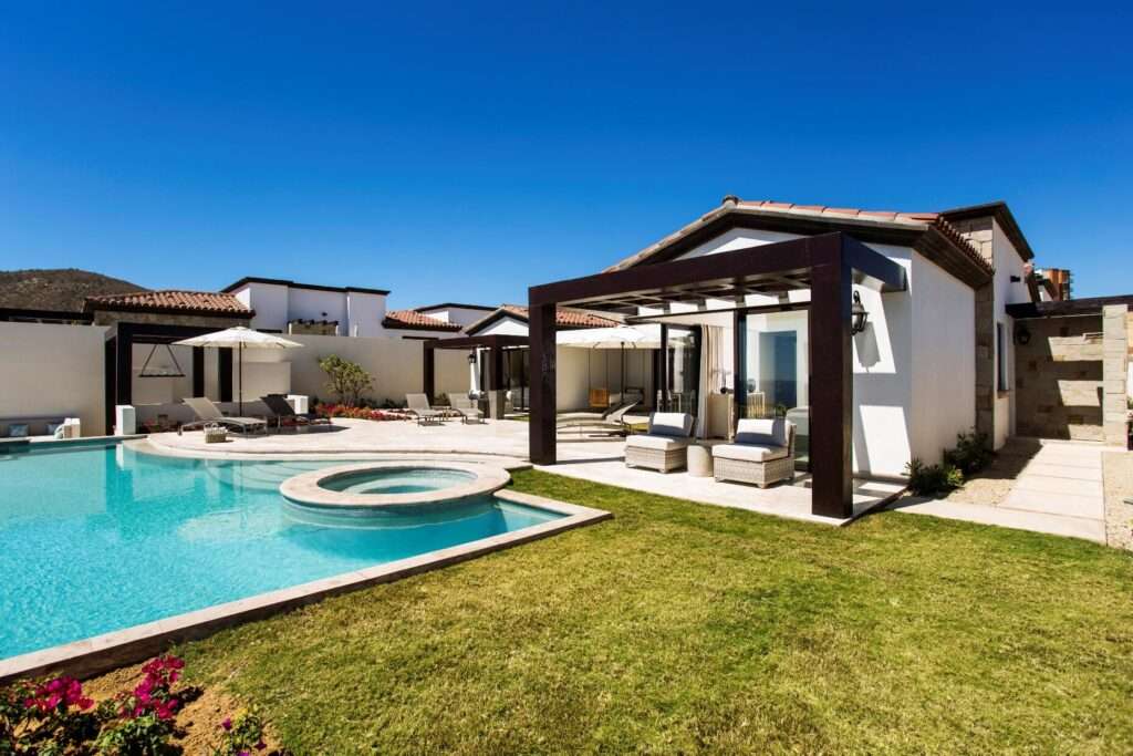 Coronado Cabo Coronado Live the Dream at Cielo Marbella in QuiviraExperience refined living in this exceptional home located within the prestigious Quivira community. Set in the exclusive enclave of Cielo Marbella, this 6-bedroom residence features 5 full bathrooms and 2 half bathrooms across 4,134.75 sq. ft. of air-conditioned interior space, offering a perfect balance of sophistication and comfort.This villa is in mint condition , ideal for family gatherings or rental opportunities . House and patio furniture is included in the asking price Designed for both relaxation and entertaining, the home showcases a heated infinity pool, jacuzzi, outdoor kitchen, fire pit, and a serene fountain—ideal for enjoying the Baja lifestyle for sale